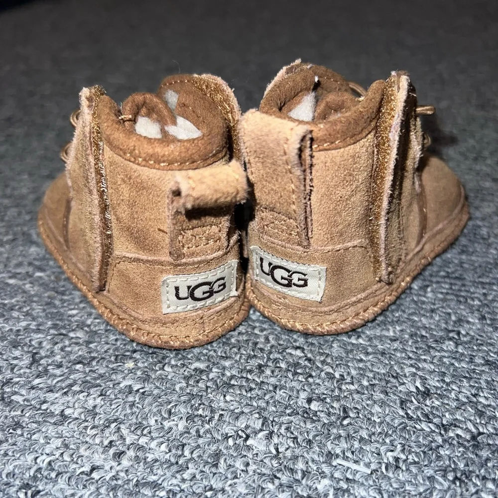 UGG Brown Suede Baby Walker Boots
